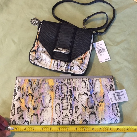 RACHEL Rachel Roy Handbags - Rachel Roy set snake 🐍 shoulder/clutch